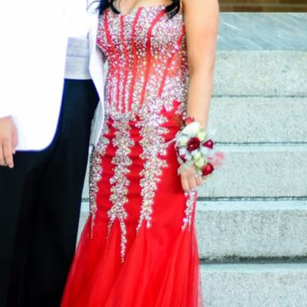 Red Jovani Prom dress!